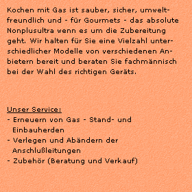 Text - Gas-Kochherde